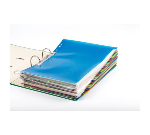 Разделитель пластиковый широкий BRAUBERG А4+, 31 лист, цифровой 1-31, оглавление, цветной, 225624