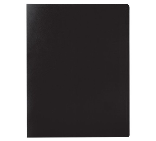 Папка 20 вкладышей STAFF, черная, 0,5 мм, 225693