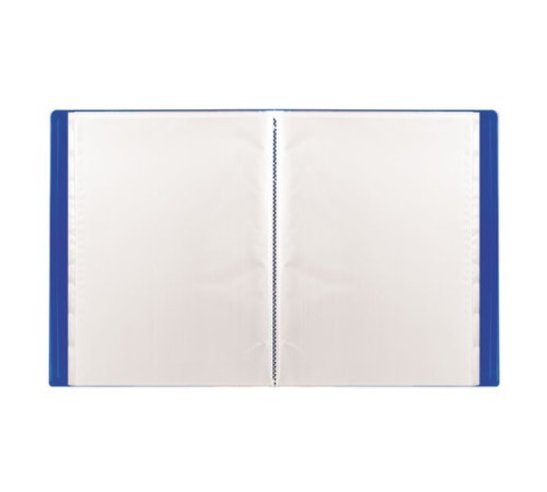 Папка 30 вкладышей STAFF, синяя, 0,5 мм, 225696