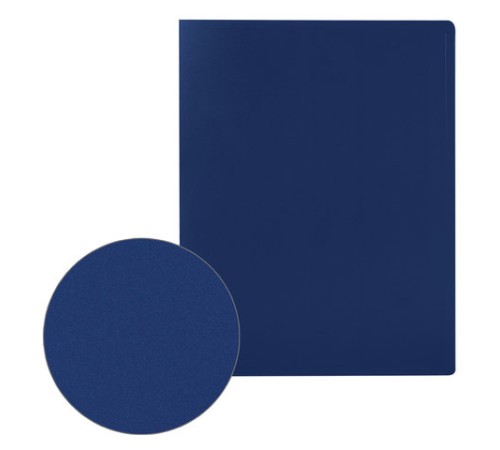 Папка 30 вкладышей STAFF, синяя, 0,5 мм, 225696