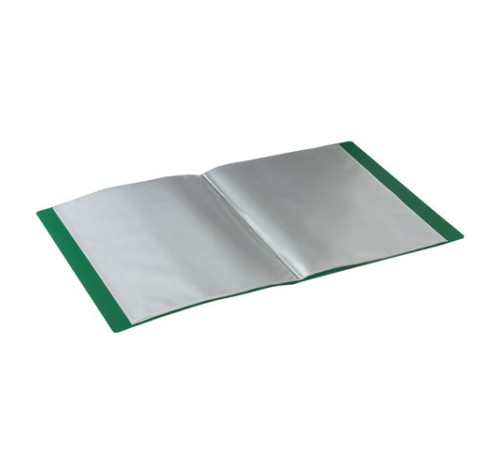 Папка 40 вкладышей STAFF, зеленая, 0,5 мм, 225703