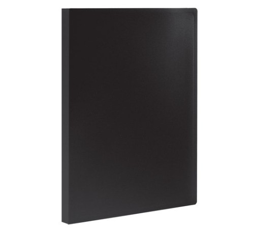 Папка 60 вкладышей STAFF, черная, 0,5 мм, 225705