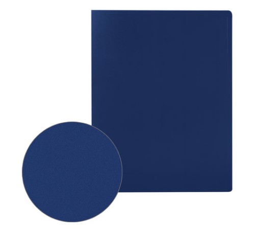 Папка 80 вкладышей STAFF, синяя, 0,7 мм, 225708