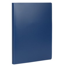Папка на 2 кольцах STAFF, 21 мм, синяя, до 170 листов, 0,5 мм, 225716