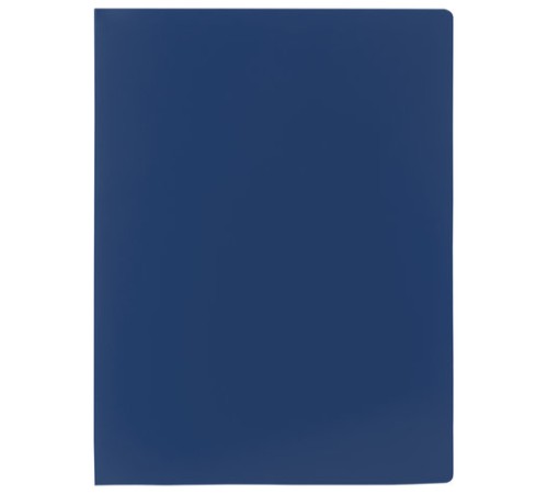 Папка на 2 кольцах STAFF, 21 мм, синяя, до 170 листов, 0,5 мм, 225716
