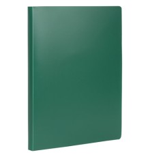 Папка на 2 кольцах STAFF, 21 мм, зеленая, до 170 листов, 0,5 мм, 225719