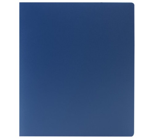 Папка на 2 кольцах STAFF, 40 мм, синяя, до 300 листов, 0,5 мм, 225720