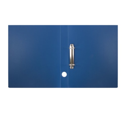 Папка на 2 кольцах STAFF, 40 мм, синяя, до 300 листов, 0,5 мм, 225720