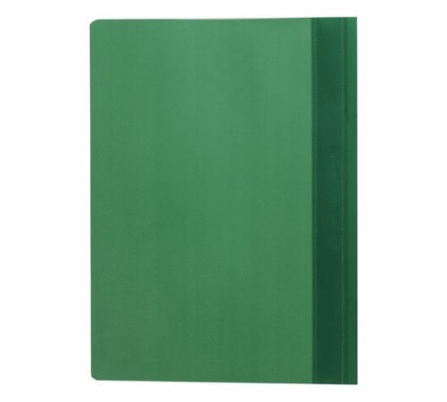 Скоросшиватель пластиковый STAFF, А4, 100/120 мкм, зеленый, 225728