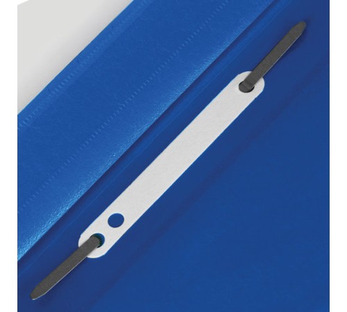 Скоросшиватель пластиковый STAFF, А4, 100/120 мкм, синий, 225730