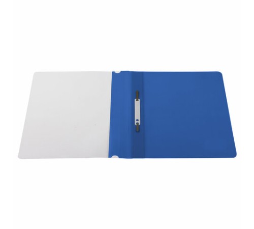 Скоросшиватель пластиковый STAFF, А4, 100/120 мкм, синий, 225730