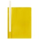 Скоросшиватель пластиковый STAFF, А4, 100/120 мкм, желтый, 225731