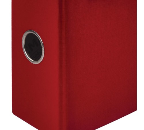 Папка-регистратор ОФИСМАГ с арочным механизмом, покрытие из ПВХ, 75 мм, красная, 225750