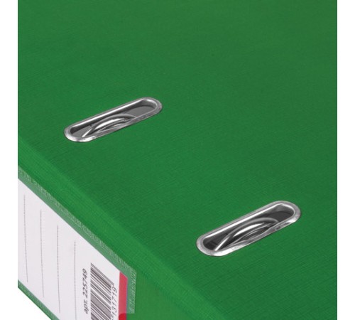 Папка-регистратор ОФИСМАГ с арочным механизмом, покрытие из ПВХ, 75 мм, зеленая, 225751