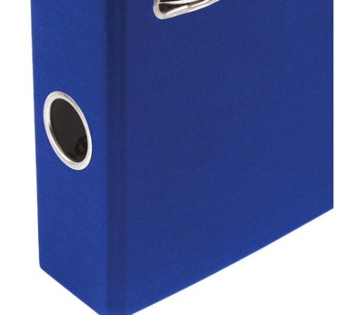Папка-регистратор ОФИСМАГ с арочным механизмом, покрытие из ПВХ, 50 мм, синяя, 225753