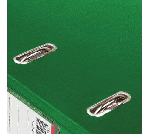 Папка-регистратор ОФИСМАГ с арочным механизмом, покрытие из ПВХ, 50 мм, зеленая, 225755