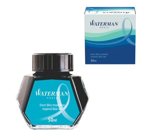 Чернила WATERMAN (Франция), 50 мл, S0110720, синие