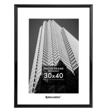 Рамка 30х40 см небьющаяся, багет 14 мм, пластик, BRAUBERG 