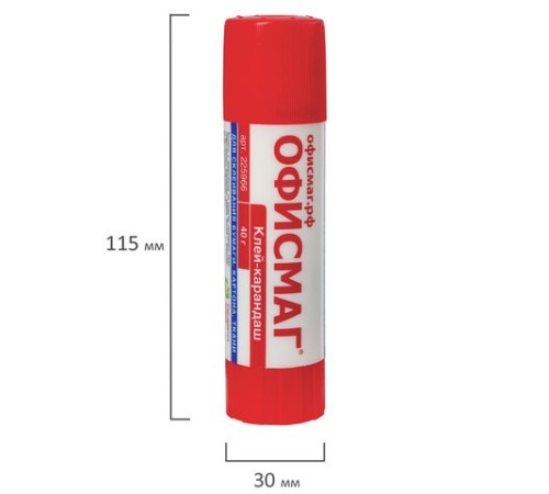 Клей-карандаш ОФИСМАГ, 40 г, 225966