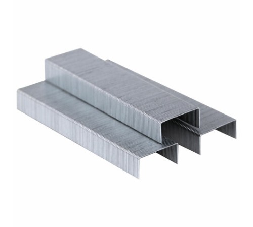 Скобы BRAUBERG № 26/6 (для степлеров 24/6), 1000 штук, экономичные, до 30 листов, 225973