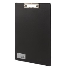 Доска-планшет ОФИСМАГ с прижимом А4 (230х350 мм), картон/ПВХ, РОССИЯ, ЧЕРНАЯ, 225986