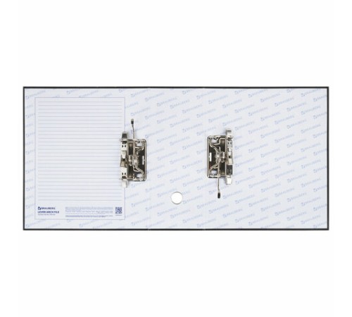 Папка-регистратор BRAUBERG с двумя арочными механизмами (до 800 листов), покрытие ПВХ, 125 мм, черная, 226053