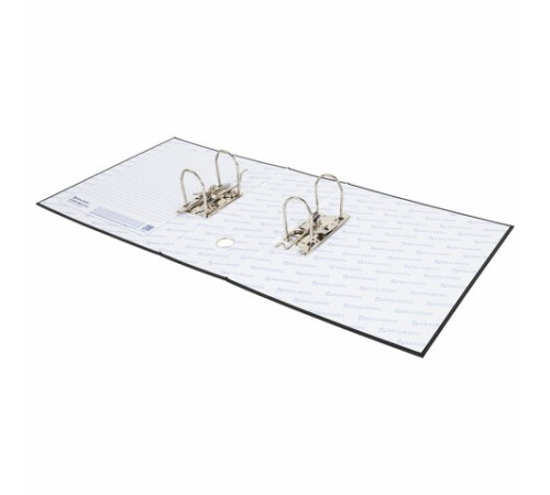 Папка-регистратор BRAUBERG с двумя арочными механизмами (до 800 листов), покрытие ПВХ, 125 мм, черная, 226053