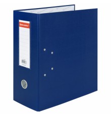 Папка-регистратор BRAUBERG с двумя арочными механизмами (до 800 листов), покрытие ПВХ, 125 мм, синяя, 226054