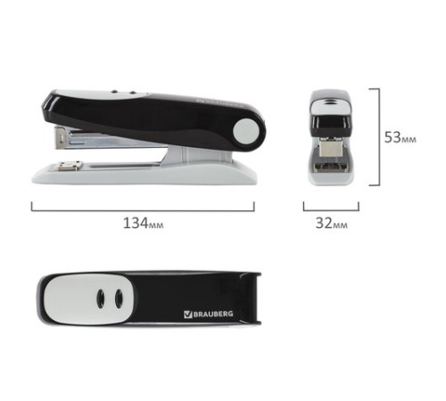 Степлер №24/6, 26/6 BRAUBERG 