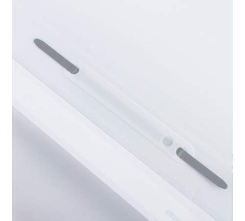 Скоросшиватель пластиковый с перфорацией BRAUBERG, А4, 140/180 мкм, белый, 226585