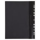 Скоросшиватель пластиковый с перфорацией BRAUBERG, А4, 140/180 мкм, черный, 226586