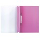 Скоросшиватель пластиковый с перфорацией BRAUBERG, А4, 140/180 мкм, розовый, 226588