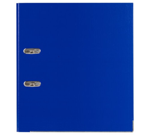 Папка-регистратор, покрытие пластик, 50 мм, ПРОЧНАЯ, с уголком, BRAUBERG, синяя, 226590