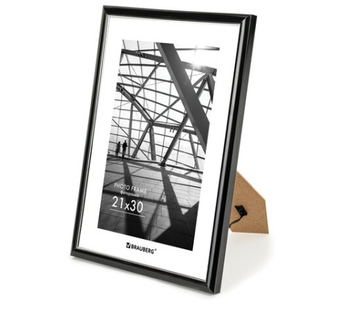 Рамка 21х30 см небьющаяся, багет 14,6 мм, пластик, BRAUBERG 