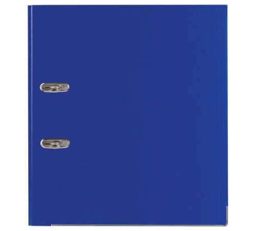 Папка-регистратор, покрытие пластик, 75 мм, ПРОЧНАЯ, с уголком, BRAUBERG, синяя, 226596