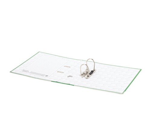 Папка-регистратор, покрытие пластик, 75 мм, ПРОЧНАЯ, с уголком, BRAUBERG, зеленая, 226597