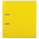 Папка-регистратор, покрытие пластик, 75 мм, ПРОЧНАЯ, с уголком, BRAUBERG, желтая, 226599