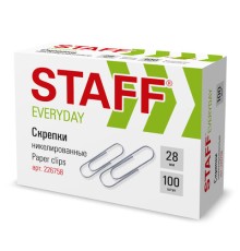 Скрепки STAFF 
