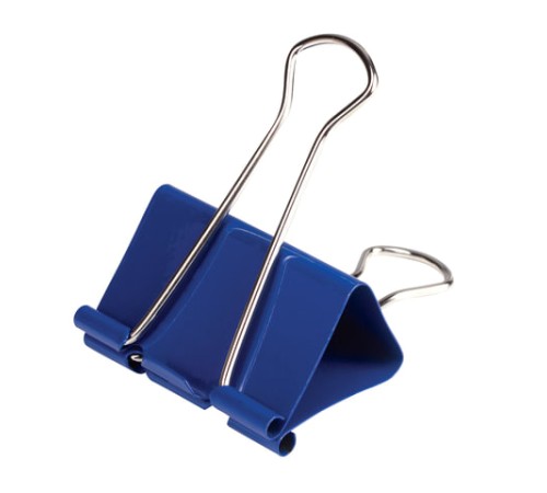 Зажимы для бумаг ОФИСМАГ, КОМПЛЕКТ 12 шт., 25 мм, на 100 листов, цветные, картонная коробка, 226764