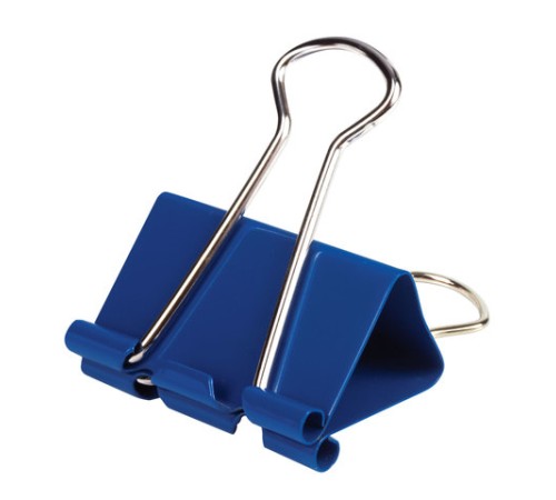 Зажимы для бумаг ОФИСМАГ, КОМПЛЕКТ 12 шт., 51 мм, на 230 листов, цветные, картонная коробка, 226768