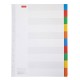 Разделители листов А4 (10 листов 297х225 мм) картонные, 10 цветов, HATBER, 4AR_11004, М224816