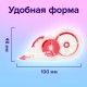 Корректирующая лента BRAUBERG, 5 мм х 12 м, корпус прозрачный, механизм перемотки, блистер, 226814