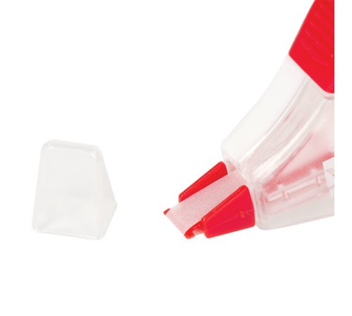 Корректирующая лента BRAUBERG, 5 мм х 12 м, корпус прозрачный, механизм перемотки, блистер, 226814