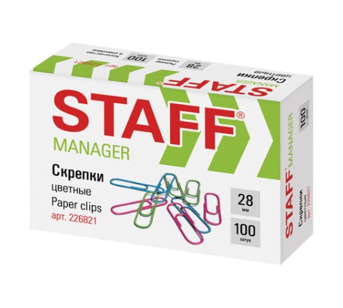 Скрепки STAFF 