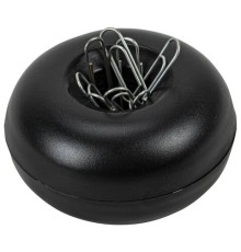 Скрепочница магнитная STAFF, черный корпус, 226825