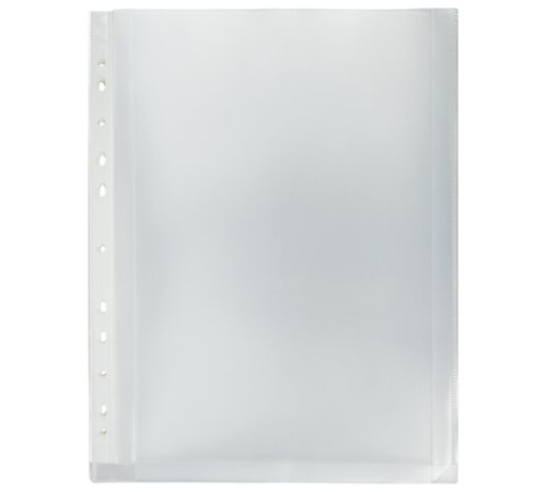 Папки-файлы перфорированные БОЛЬШОЙ ВМЕСТИМОСТИ до 250 л., А4, КОМПЛЕКТ 10 шт., 180 мкм, BRAUBERG, 226833