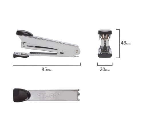 Степлер №10 металлический STAFF 