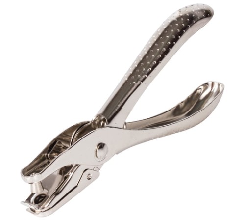 Дырокол металлический на 1 отверстие BRAUBERG 