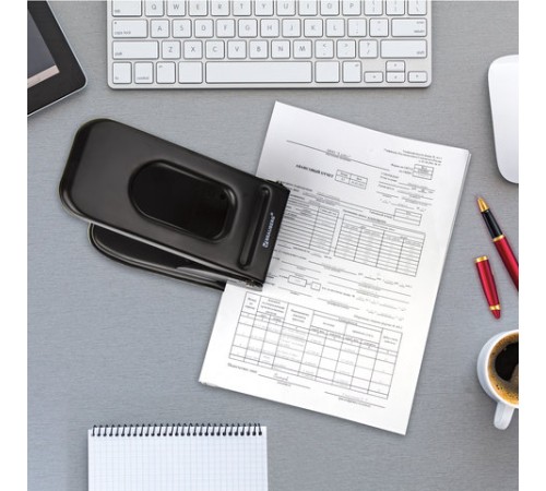 Дырокол металлический МОЩНЫЙ BRAUBERG 