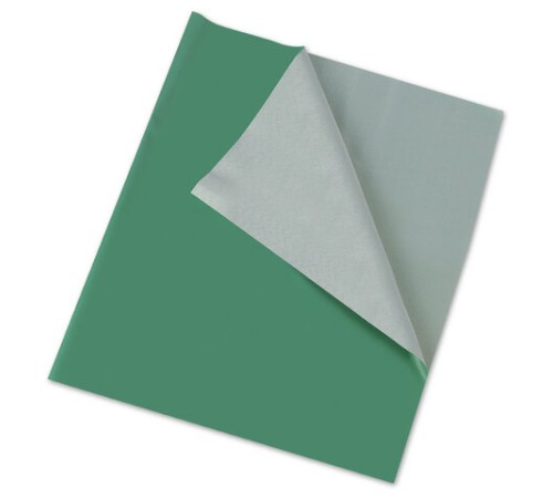 Клеёнка настольная ПИФАГОР для уроков труда, ПВХ, зеленая, 69х40 см, 227057